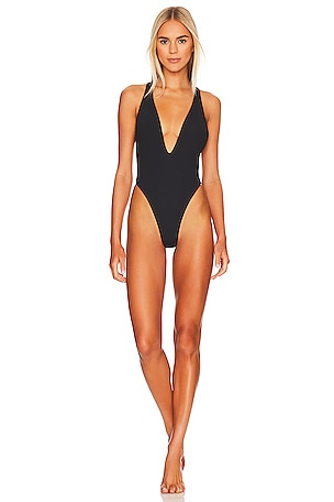 Laced-back plunging neck one-piece Reversible design, Maaji, Shop our  Swimwear Online