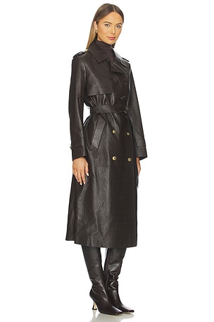 Mackage Gael Coat in Chocolate