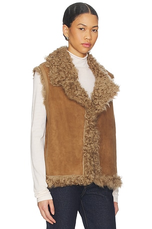 Mackage Kasia Vest in Tan