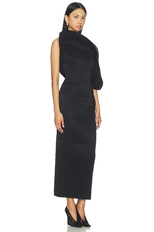 Magda Butrym Strapless Long Dress in Black