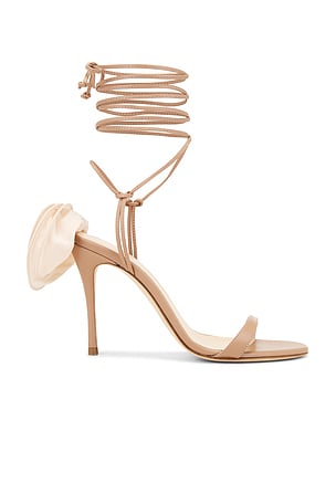 Magda Butrym Flower Sandal in Beige