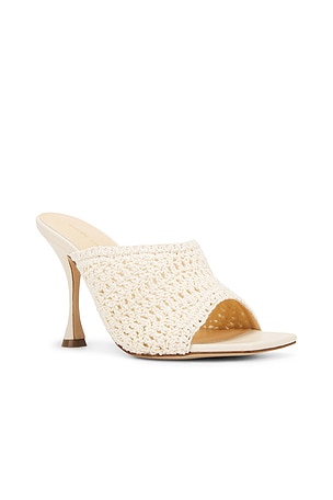 Magda Butrym Crochet Mule in Neutral