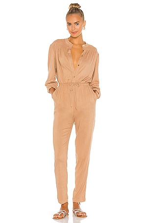 MAJORELLE The Ava Jumpsuit in Brown