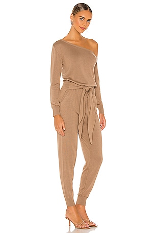 MAJORELLE Charlotte Jumpsuit in Tan