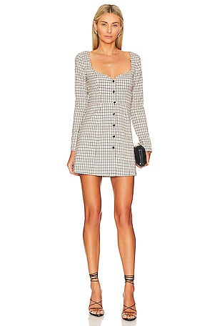 MAJORELLE Dixie Mini Dress in Multi Gingham REVOLVE