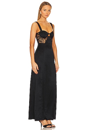 MAJORELLE Mariella Gown in Black