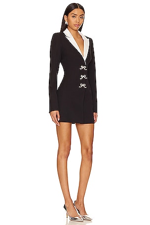 MAJORELLE Avori Blazer Dress in Black