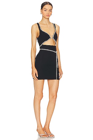 MAJORELLE Matteson Mini Dress in Black