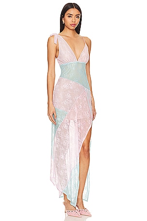 MAJORELLE Janis Maxi Dress in Pink