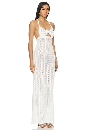 MAJORELLE Davia Maxi Dress in Ivory