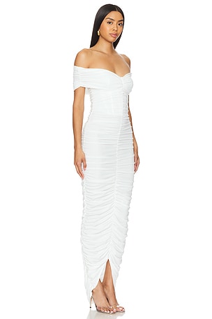 MAJORELLE Sigourney Gown in White