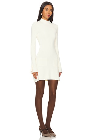 MAJORELLE Billy Mini Dress in Ivory
