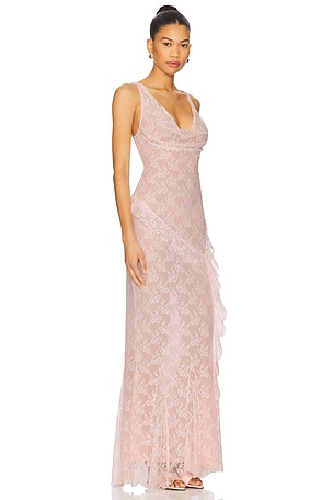 MAJORELLE Camille Gown in Pink