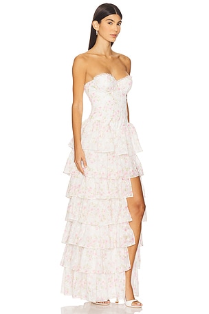 MAJORELLE Deidre Gown in White