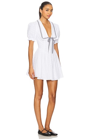MAJORELLE Graciela Mini Dress in White