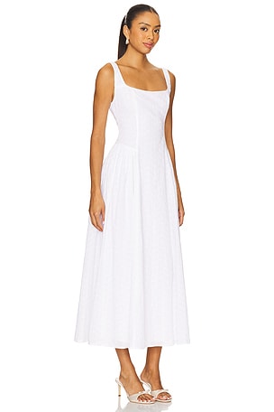 MAJORELLE Esmarie Maxi Dress in White