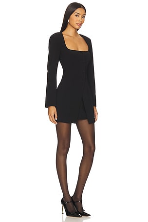 MAJORELLE Carlin Mini Dress in Black