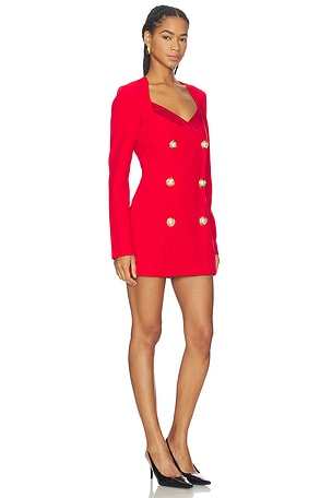 MAJORELLE Alexandra Mini Dress in Red