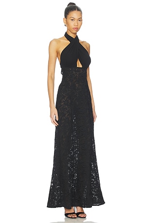 MAJORELLE Julie Gown in Black