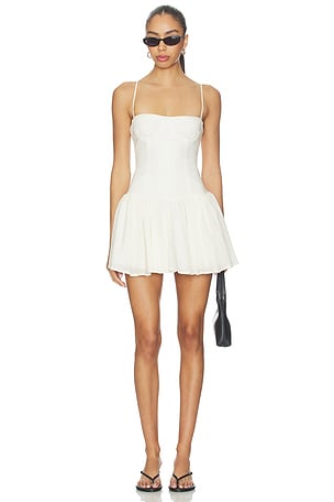 Piera Linen Mini Dress MAJORELLE