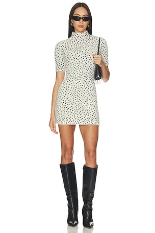 Jacquelynne Leopard Mini Dress MAJORELLE
