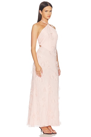 MAJORELLE Primrose Maxi Dress in Pink