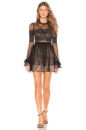 MAJORELLE Kasey Mini Dress in Black | REVOLVE