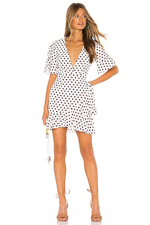 knee length dresses for ladies Brown Gingham Heidi Midi Dress main image 0