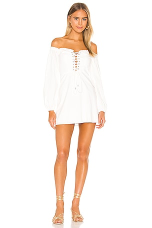 MAJORELLE Hillhurst Mini Dress in White