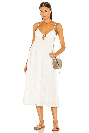 Camila Coelho Shirley Maxi Dress in White