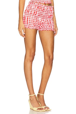 MAJORELLE Roxy Bloomer Short in Red