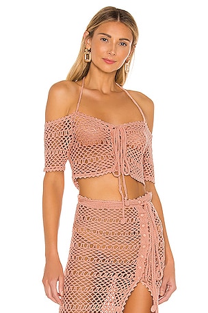 Dura Crochet Top MAJORELLE