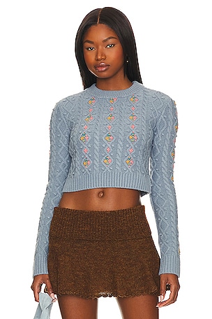 Mansi Cropped SweaterMAJORELLE$46 (FINAL SALE)