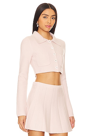 MAJORELLE Solveig Cardigan in Rose