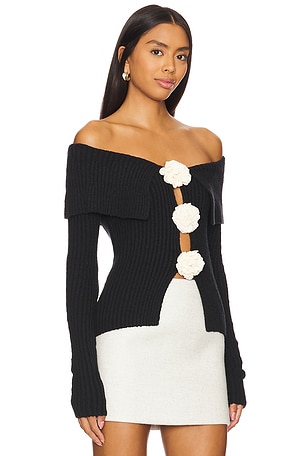 MAJORELLE Corina Sweater in Black