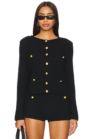 MAJORELLE Evaline Cardigan in Black