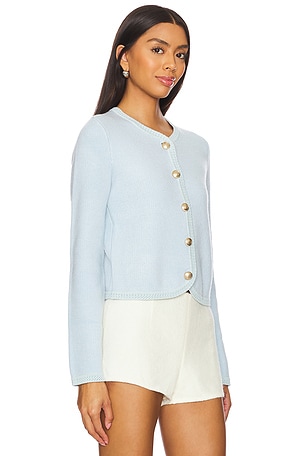 MAJORELLE Julane Cardigan in Baby Blue