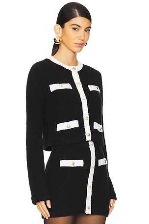 MAJORELLE Maybelle Cardigan in Black