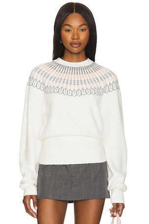 Emilea Fairisle Sweater MAJORELLE