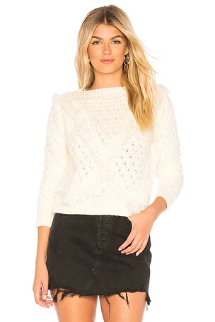 Majorelle Revolve White factory Sweater Size XS