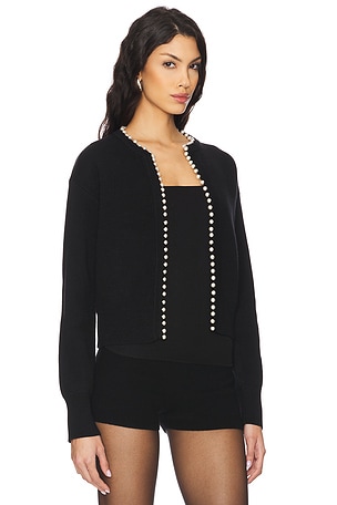 MAJORELLE Camelli Cardigan in Black
