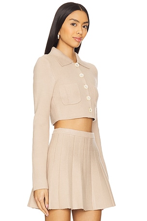 MAJORELLE Solveig Cardigan in Beige