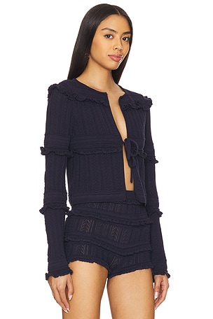 MAJORELLE Allison Cardigan in Navy
