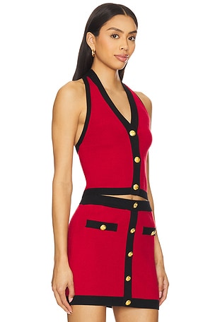 MAJORELLE Emil Vest in Red
