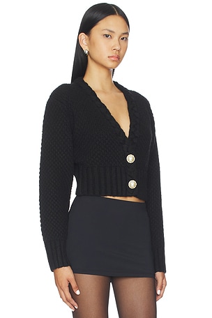MAJORELLE Phiala Cardigan in Black