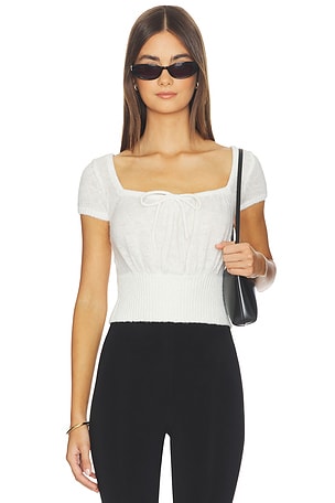 Denise Short Sleeve Sweater MAJORELLE