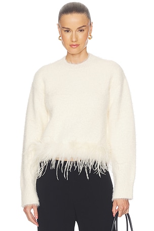 Kaelen Feather Sweater MAJORELLE