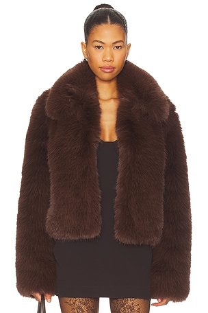 Vienna Faux Fur Jacket MAJORELLE