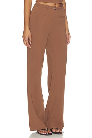 MAJORELLE Elliot Pant in Brown