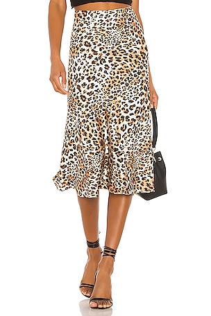 Leopard skirt revolve best sale